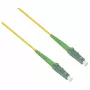 helos Cabo de rede de fibra ótica LC/APC para LC/APC OS2 Simplex, 3 m, LSZH, amarelo