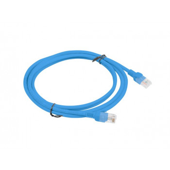 LANBERG Cabo de rede Cat5e U/UTP RJ45, 2 m, azul