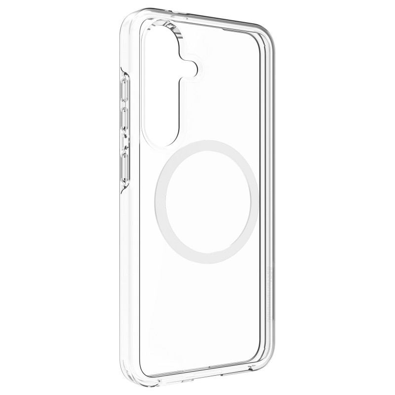 dbramante1928 Iceland Pro Qi2 Capa traseira para Samsung Galaxy S25+, compatível com MagSafe, transparente