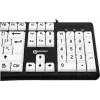Geemarc KBSV3 teclado USB, layout alemão (QWERTZ), branco