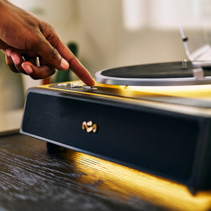 Marley Soul Rebel gira-discos com Bluetooth In/Out