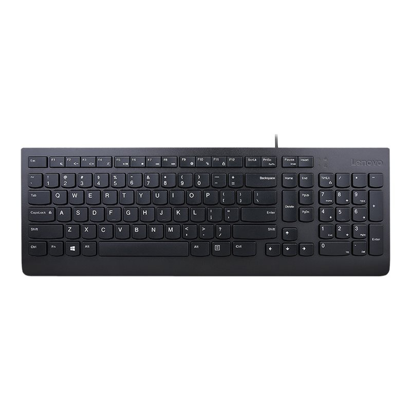 Lenovo Essential teclado com fios AI, inglês dos EUA com símbolo do euro
