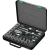 Conjunto de chaves de roquete reversíveis Wera 8100 SC 4 Zyklop, 1/2 polegadas, 38 unid. (05003647001)