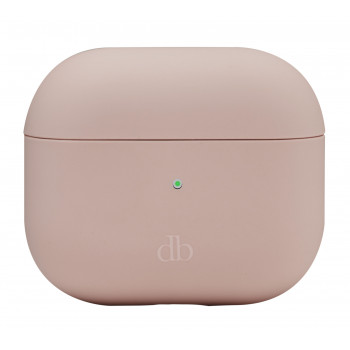 dbramante1928 Costa Rica – capa para auscultadores sem fios – plástico reciclado, silicone – Pinksand – para Apple AirPods (3.ª geração)