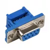 Conector fêmea D-Sub EFB Elektronik, IDC, formato plano, EDFF 09 LPIII/Z (29010.1V2)