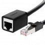 Cabo de rede Cat6 F/UTP RJ45 Ugreen, 0,5 m, preto