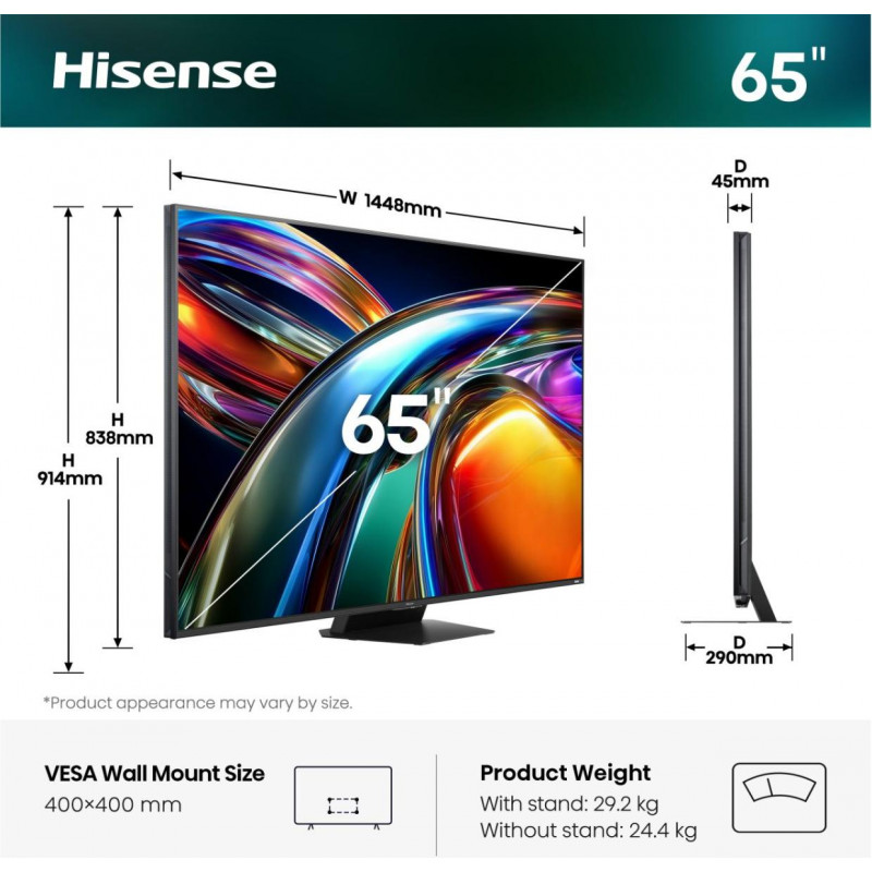 Televisor Hisense 65UR9S 65