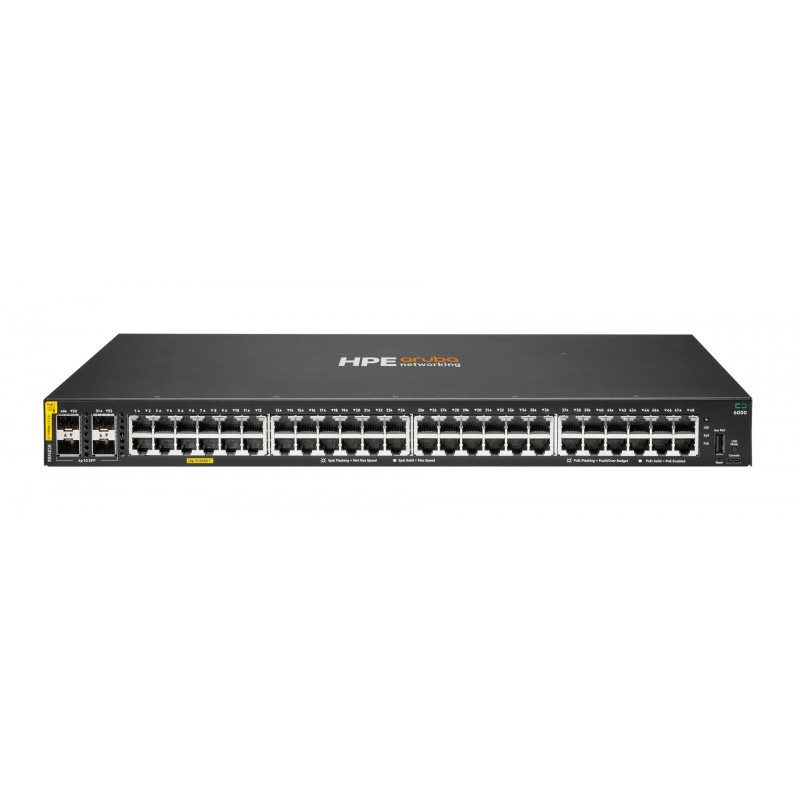 Switch HPE R8N85B Aruba Networking CX 6000 48p CL4 PoE 4p SFP 1G 370W