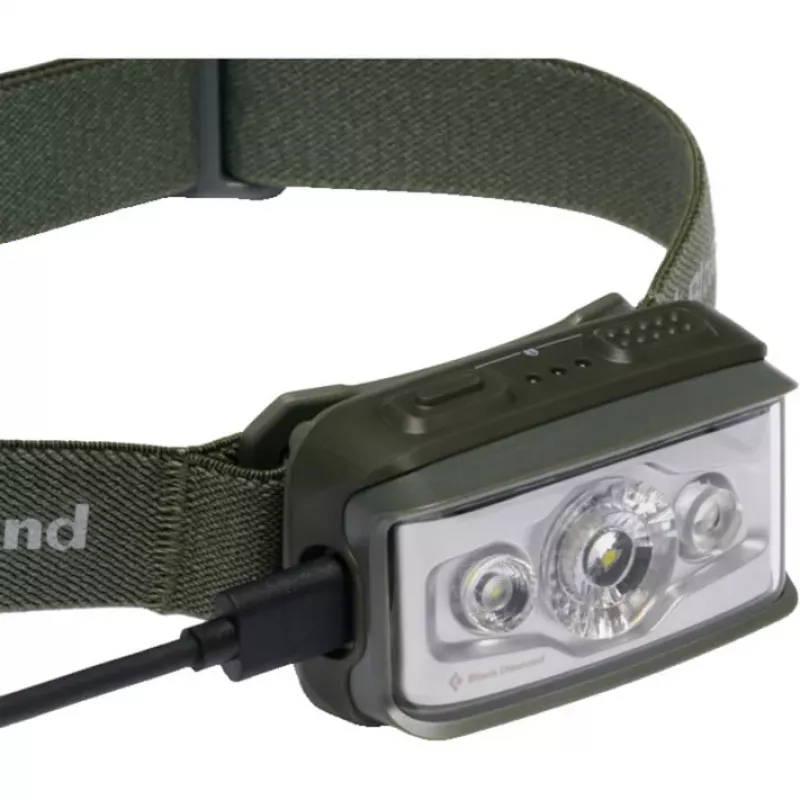 Lanterna frontal Black Diamond Storm, verde-oliva