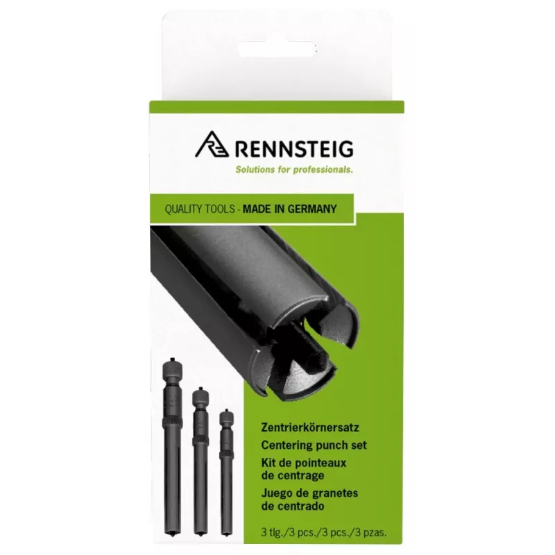 Conjunto de punções Rennsteig ajustável, 3 unid. (430 143)