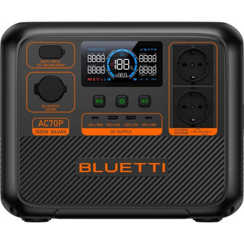 BLUETTI PowerOak AC70P - Estação de energia portátil