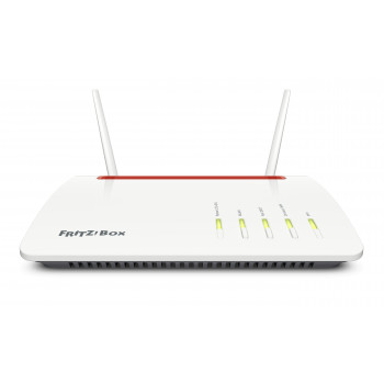 Router WLAN AVM FRITZ!Box 6890 LTE, DSL/WWAN, switch GigE de 4 portas, 802.11a/b/g/n/ac Dual-Band, adaptador telefónico VoIP (DECT)