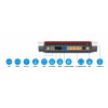 Router WLAN AVM FRITZ!Box 6890 LTE, DSL/WWAN, switch GigE de 4 portas, 802.11a/b/g/n/ac Dual-Band, adaptador telefónico VoIP (DECT)