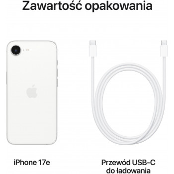 Smartphone Apple iPhone 17e 5G 8/512GB branco (MHU04)