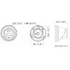 Câmara de vigilância HIKVISION DS-2CD23126G3-IS2UY/SL(2.8mm)(eF) preta Turret 12MP EasyIP 4.0 Plus (DS-2CD23126G3-IS2UY/SL(2.8)(eF)BLACK)