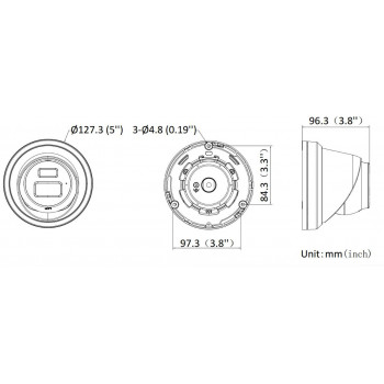 Câmara de vigilância HIKVISION DS-2CD23126G3-IS2UY/SL(2.8mm)(eF) preta Turret 12MP EasyIP 4.0 Plus (DS-2CD23126G3-IS2UY/SL(2.8)(eF)BLACK)