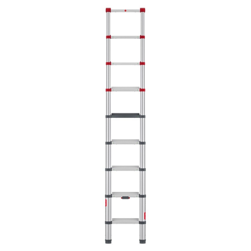 Escada telescópica Hailo Flexline T100, 9 degraus