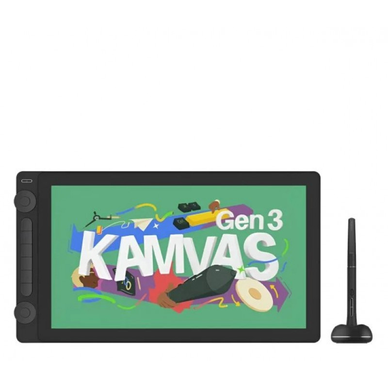 Mesa digitalizadora com ecrã HUION Kamvas 16 Gen 3