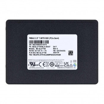 SSD de servidor Samsung PM9A3 7,68TB 2,5
