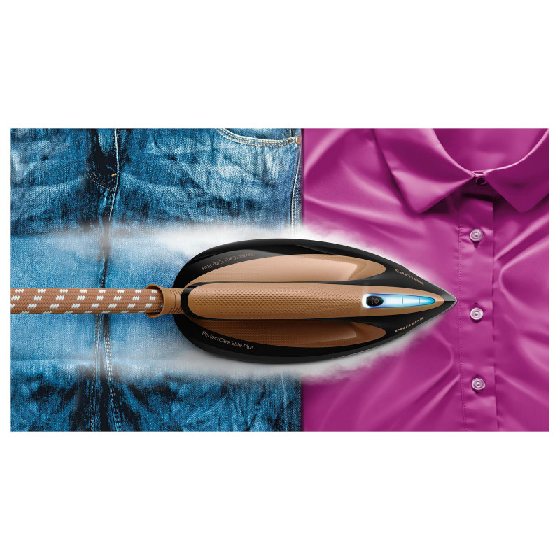 Central de engomar a vapor Philips PerfectCare Elite Plus GC9682/80 (preto/bronze)