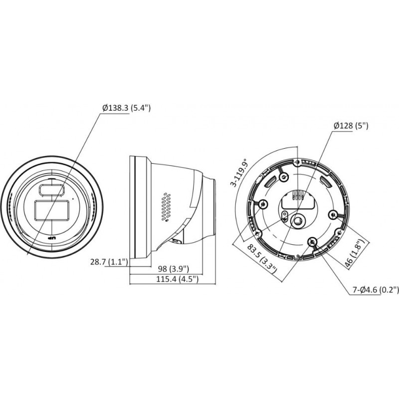 Câmara IP Hikvision DS-2CD2387G2H-LISU/SL(4mm)(eF)