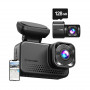 Dashcam REDTIGER VC70 Wi-Fi 4K + 2,5K com cartão de 128GB