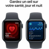 Apple Watch SE (GPS) 40 mm, caixa de alumínio meia-noite com bracelete desportiva meia-noite – S/M