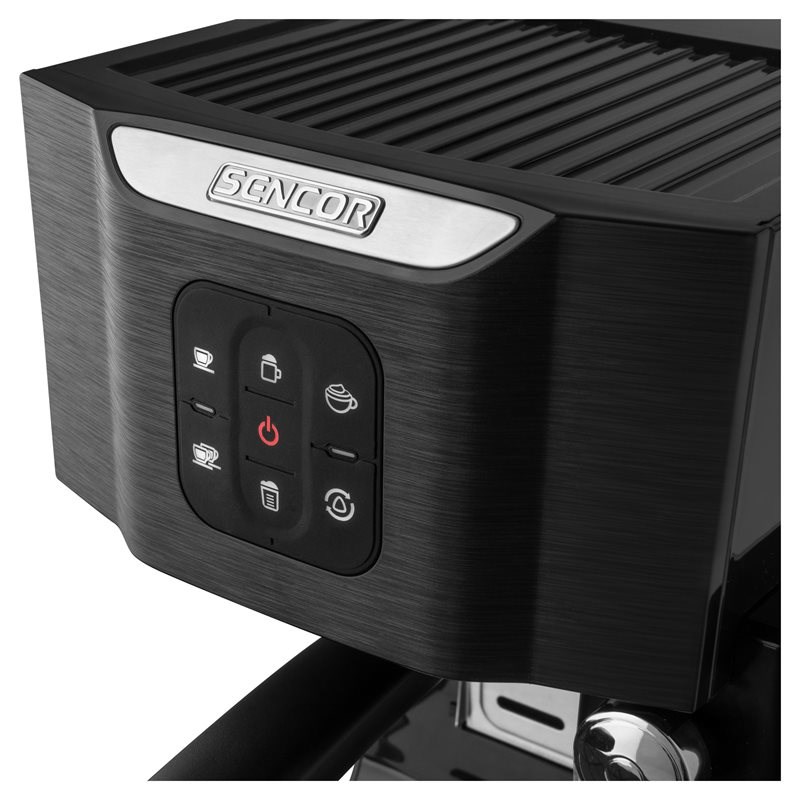 Sencor SES 4040BK máquina de café semiautomática, 1450 W, 20 bar, 1,4 l, preto