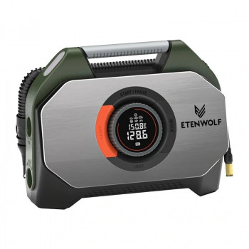 Etenwolf S7 compressor de ar portátil para automóvel (insuflador de pneus), 11,03 bar, 38400 mAh
