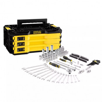 Conjunto de ferramentas STANLEY Pro-Stack Modular - 3 gavetas 126 unid.