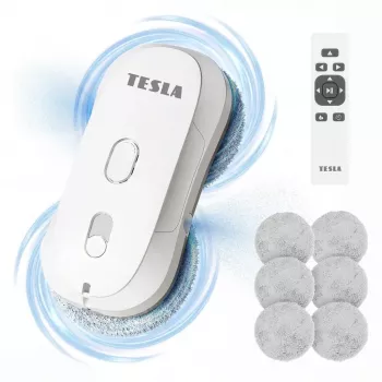 Robô de limpeza de janelas Tesla RoboStar W400 Pro com mopas rotativas (ROBW400WHTPRO)