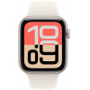 Apple Watch SE 3 (2025) GPS 40mm, caixa de alumínio Starlight, bracelete desportiva Starlight S/M (MEH34)