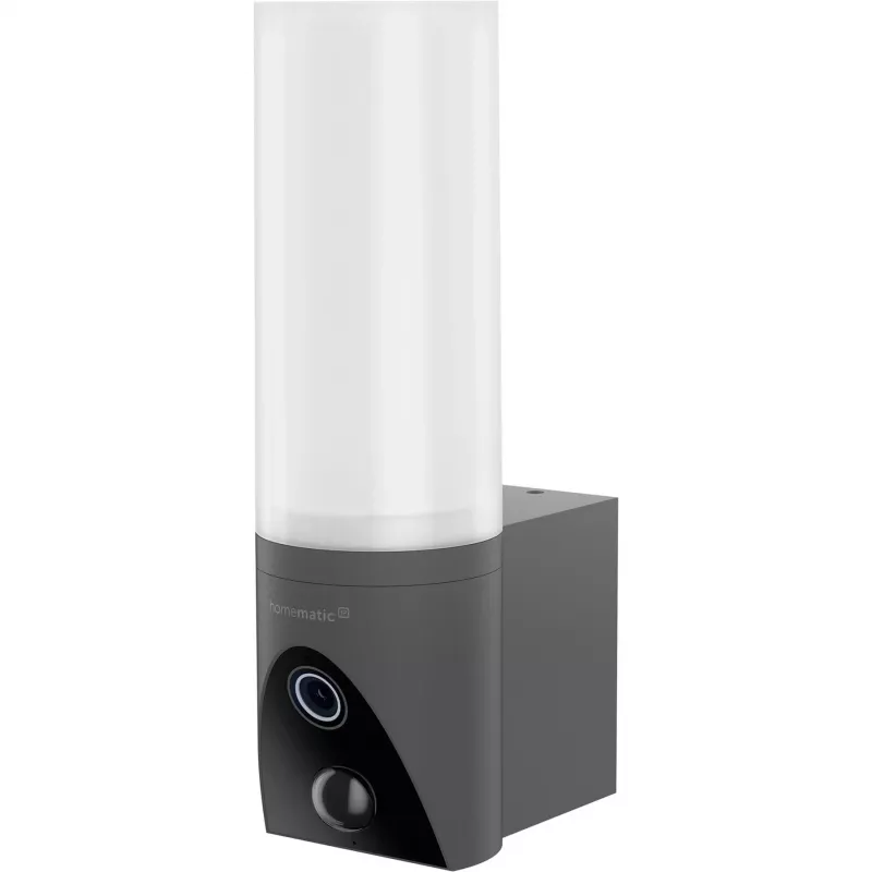 Luminária exterior com câmara Homematic IP, antracite