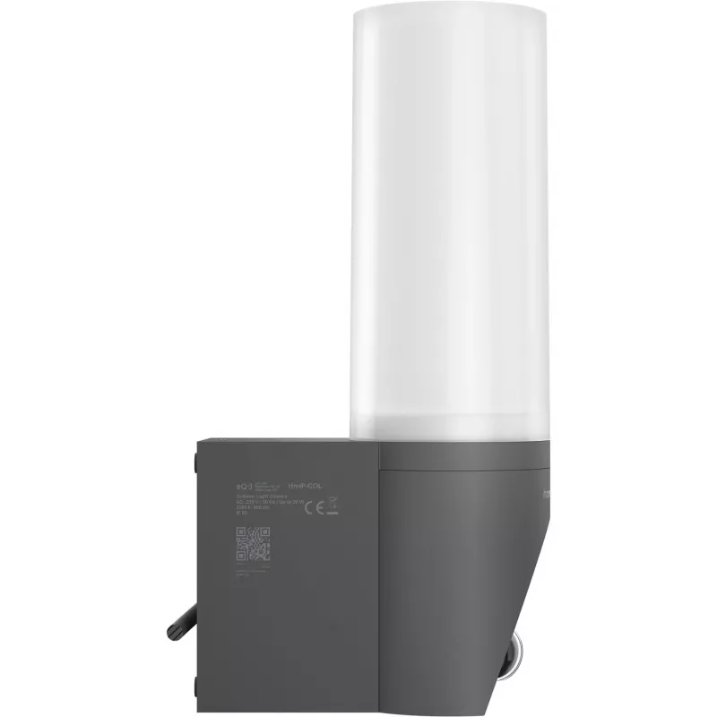 Luminária exterior com câmara Homematic IP, antracite