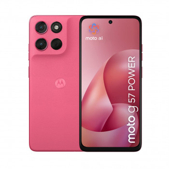 Smartphone Motorola moto g57 power 5G 12GB/256GB, 6,72 polegadas, 7000 mAh, Dual-SIM, Android 16, rosa