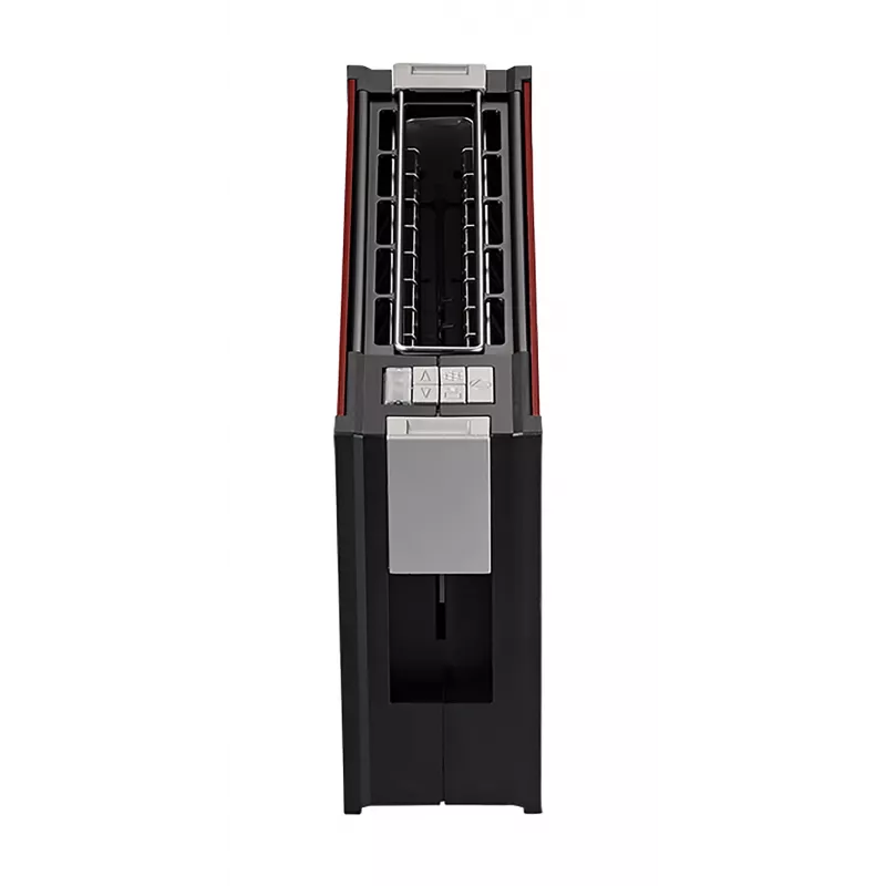 Torradeira de fenda longa Ritter Volcano 5, 2 fatias, 950 W, vermelho
