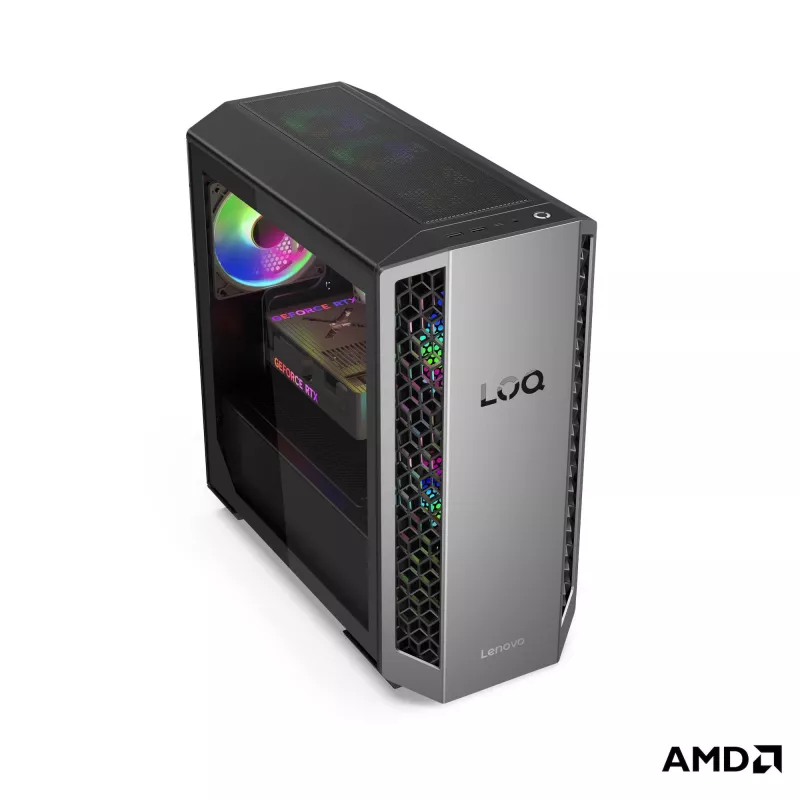 PC de secretária Lenovo LOQ Tower 26ADR10 - AMD Ryzen 7 8745HX, 32GB RAM, 1TB SSD, NVIDIA GeForce RTX 5050 8GB, Windows 11 Home