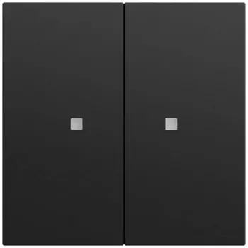 GIRA 517374 botão basculante 2 vias OneKNX System 70 preto (517374)