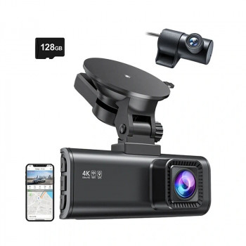 REDTIGER F7NP dashcam Wi-Fi 4K + 1080p, 128GB