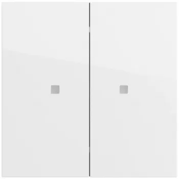 Gira OneKNX System 70 botão basculante, 2 vias, branco puro (517370)