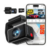 Dashcam REDTIGER F4 Pro WiFi 4K + 1080p 128GB