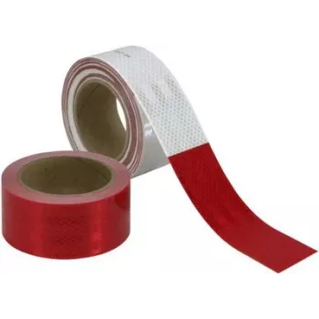 Fita refletora 3M Diamond Grade 983-326, vermelho/branco, 45,7 m x 50,8 mm (983326)