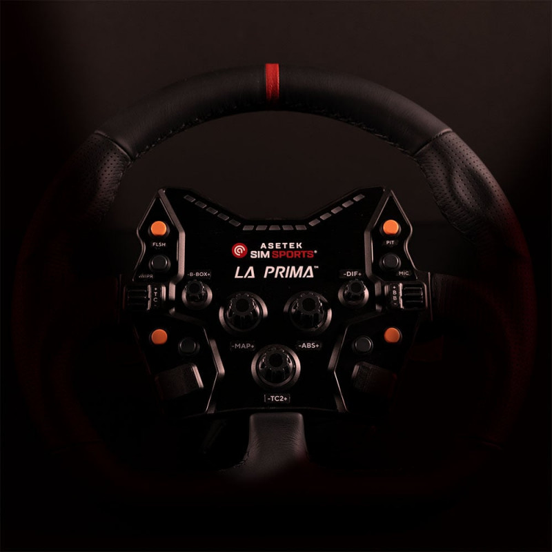 Conjunto de autocolantes Asetek SimSports - branco