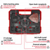 Conjunto de acessórios para ferramenta multifunções Einhell 708136, 35 peças, em XL-PLUS-CASE