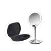 Espelho de ampliação com sensor simplehuman, 12 cm, recarregável, aço inoxidável escovado