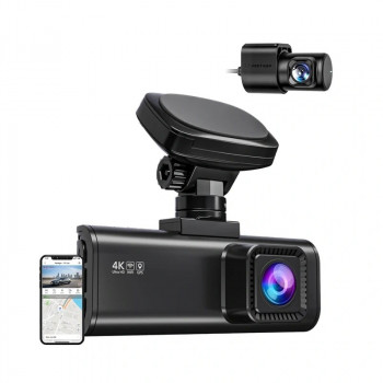 Dashcam REDTIGER F7N Pro WiFi 4K + 1080p