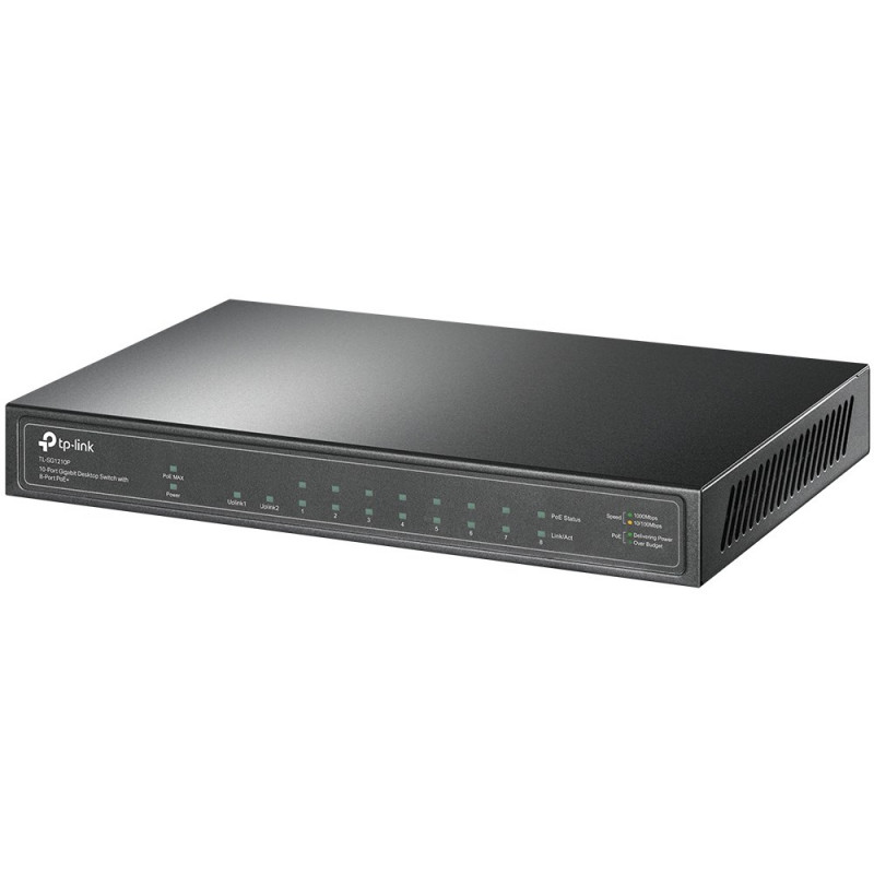 TP-Link Switch TL-SG1210P 10 portas Gigabit PoE V4.4
