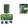 EDA RÉCUP'O Kit de depósito de água da chuva dobrável, 500 l, diâmetro 800 mm, verde, resistente aos UV (010983 V.CA)