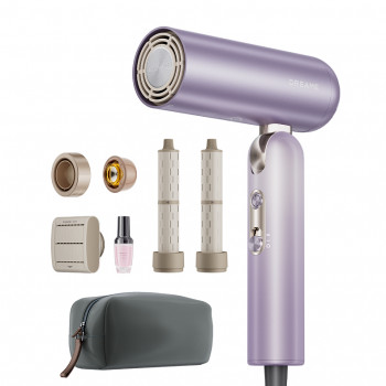 Dreame Pocket Ultra Secador de cabelo dobrável, lilás