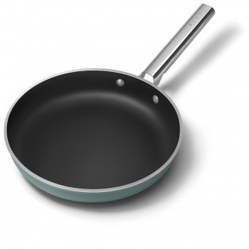 Smeg FPF2802EGM frigideira, 28 cm, cerâmica, cabo de aço inoxidável, verde esmeralda
